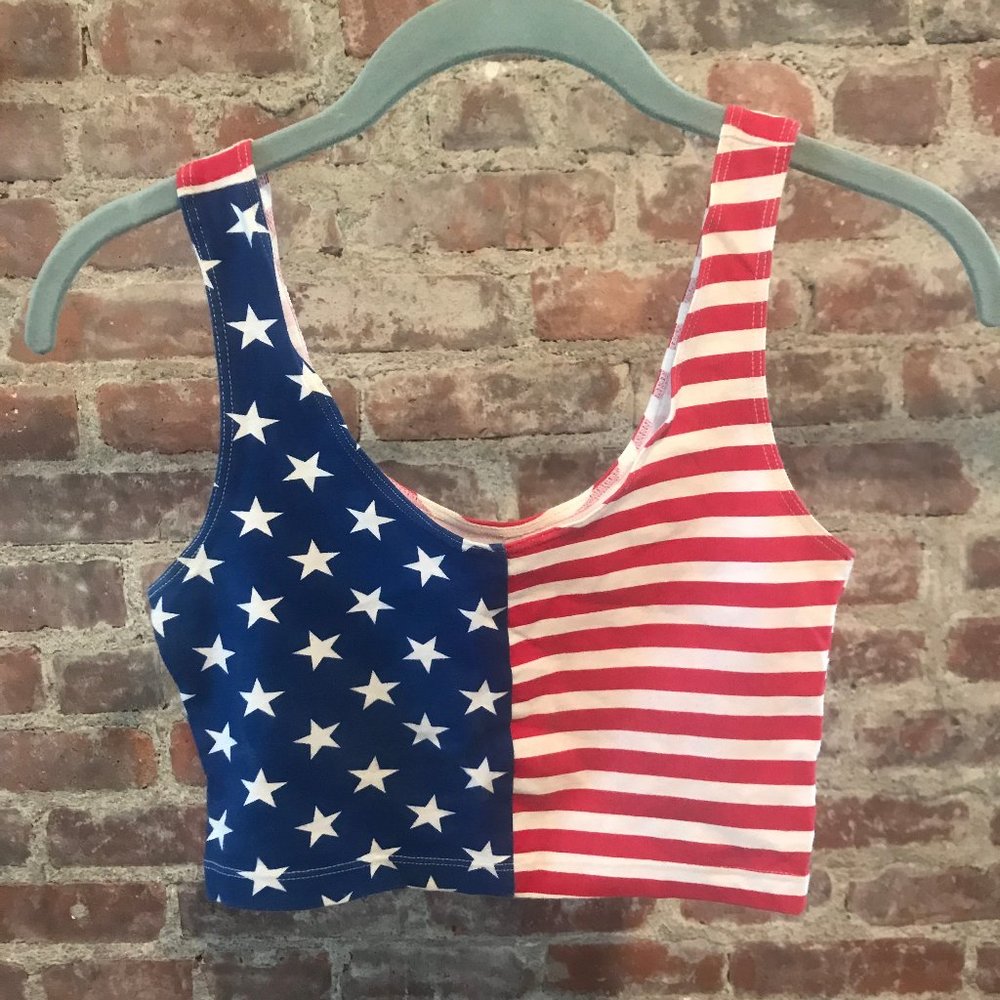 U.S.A Crop Top | American Apparel
